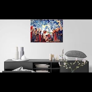 Custom Portrait any topic  😀💜Shipped Via USPS